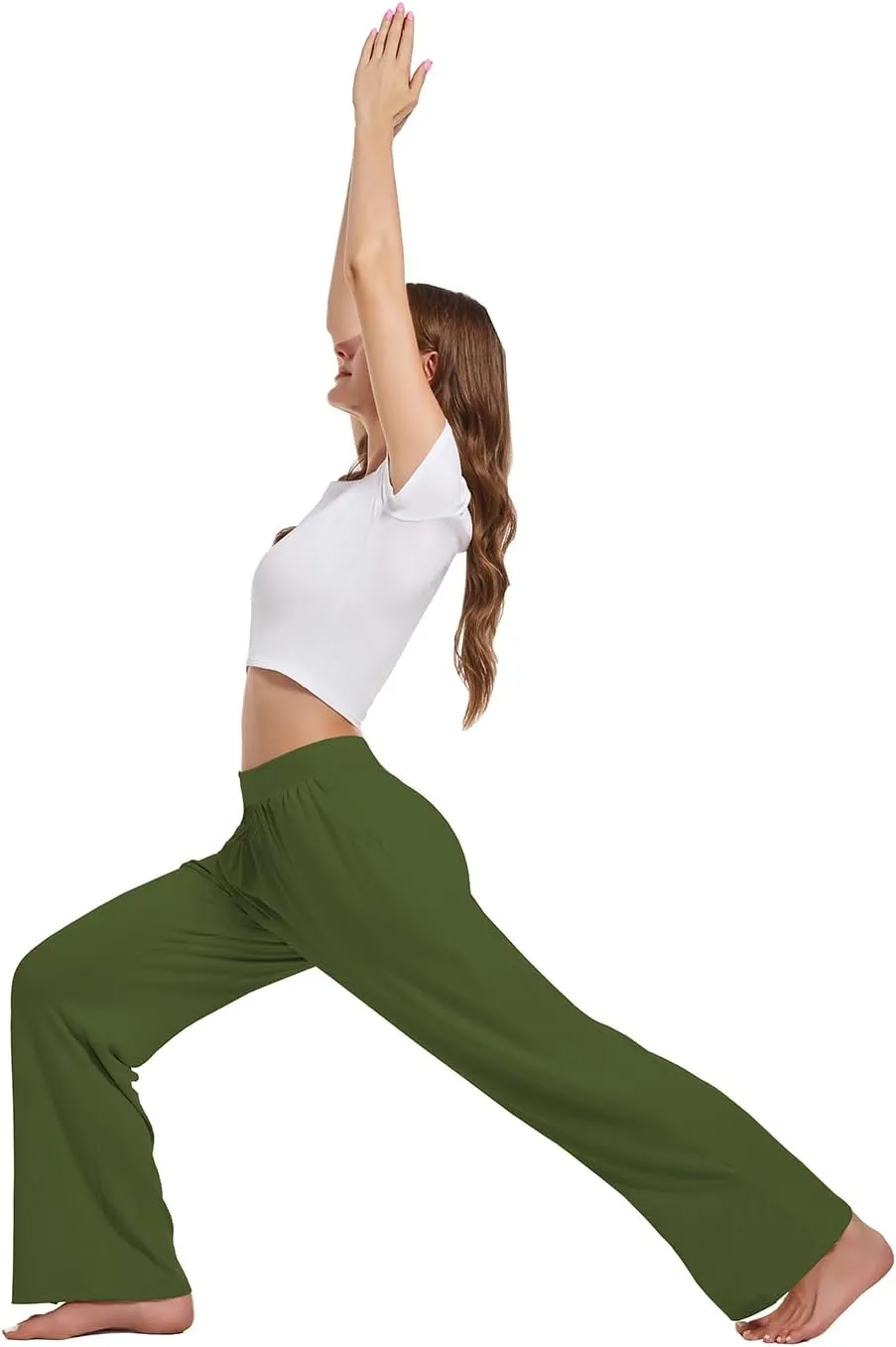 3 Pack Women's Lounge Cozy Wide Leg with Pockets Loose Flowy Yoga Sweatpants Workout Comfy Jogger Pants