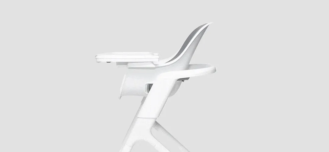 4moms Connect High Chair White/Grey