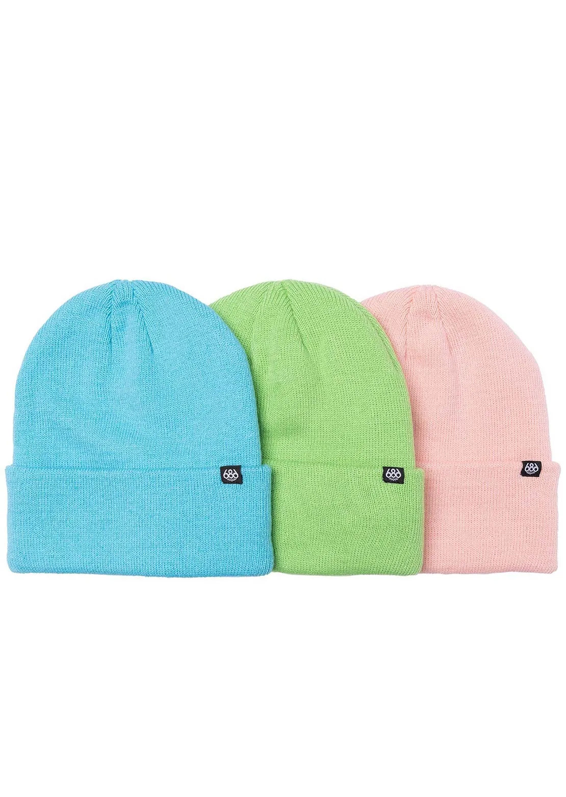 686 Men's Standard Roll Up 3-Pack Beanie