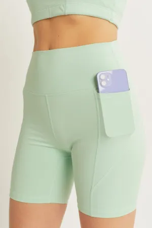 Activewear Leggings Shorts Seam Detail