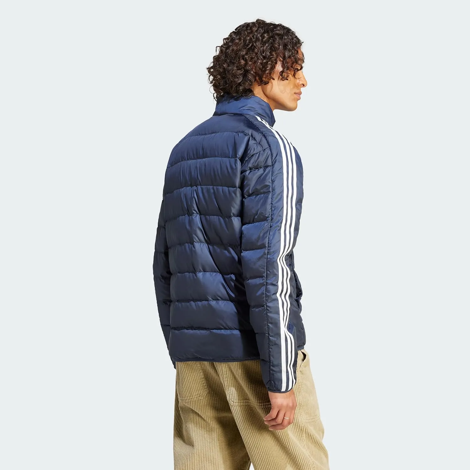adidas Men's Essentials 3-Stripes Light Down Jacket