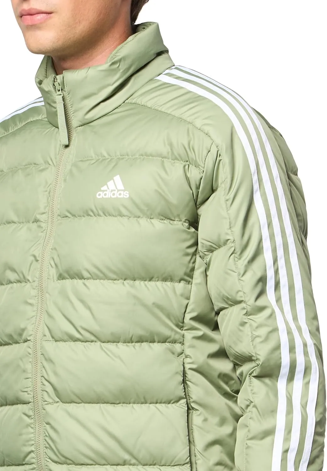 adidas Men's Essentials 3-Stripes Light Down Jacket