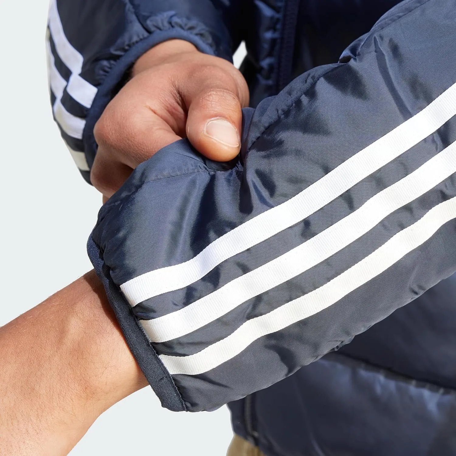 adidas Men's Essentials 3-Stripes Light Down Jacket