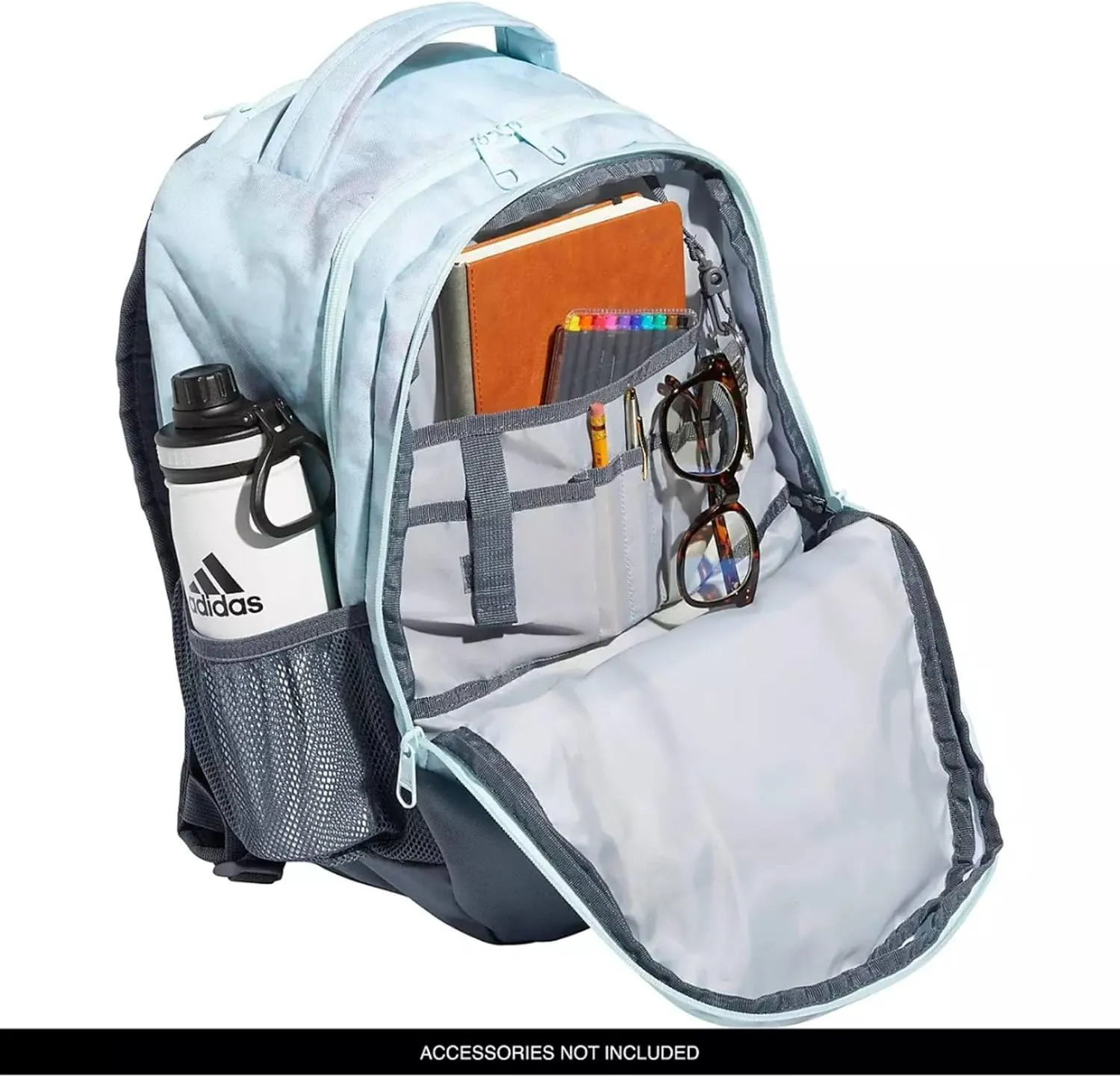 adidas Stratton III Backpack, Blue/Light Gray, A5155856
