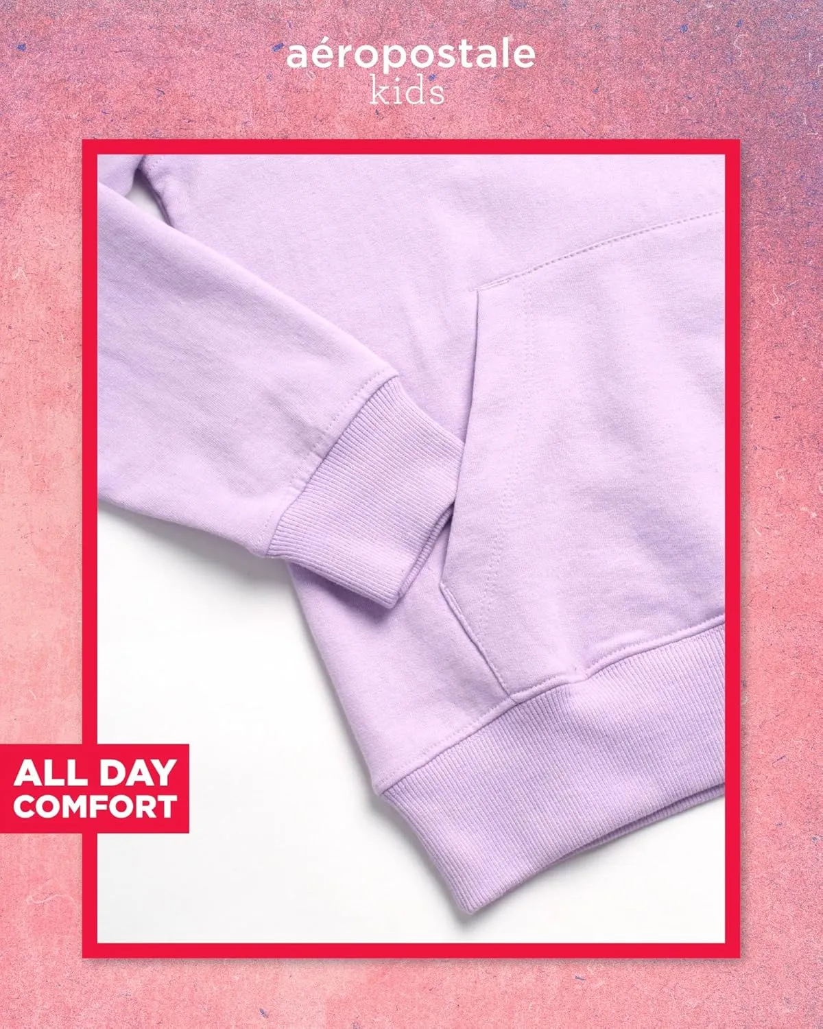 AEROPOSTALE Girls Sweatsuit Set - 2 Piece Fleece Hoodie Sweatshirt, Flare Jogger Sweatpants - Track Suit Set for Girls, 7-16