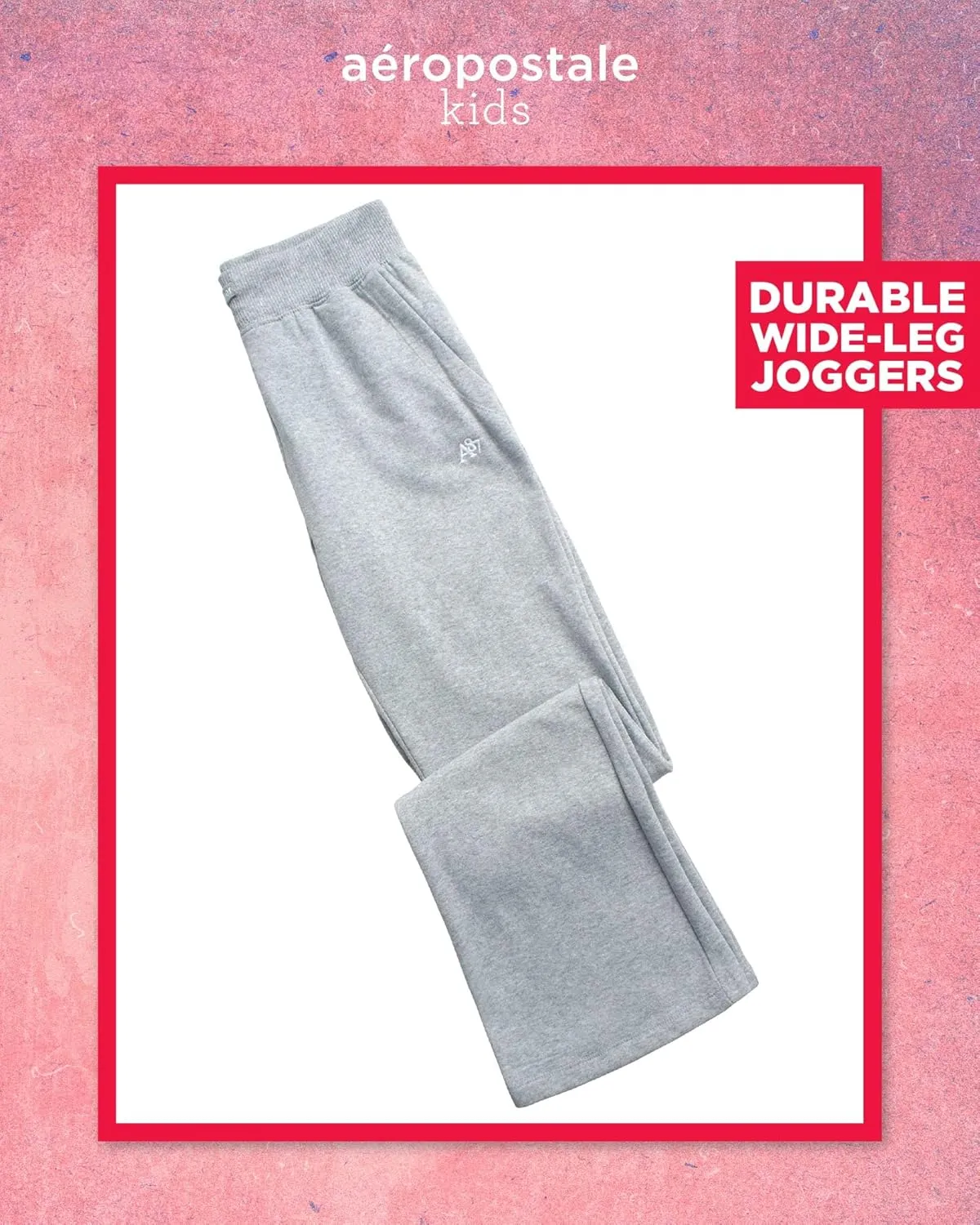 AEROPOSTALE Girls Sweatsuit Set - 2 Piece Fleece Hoodie Sweatshirt, Flare Jogger Sweatpants - Track Suit Set for Girls, 7-16