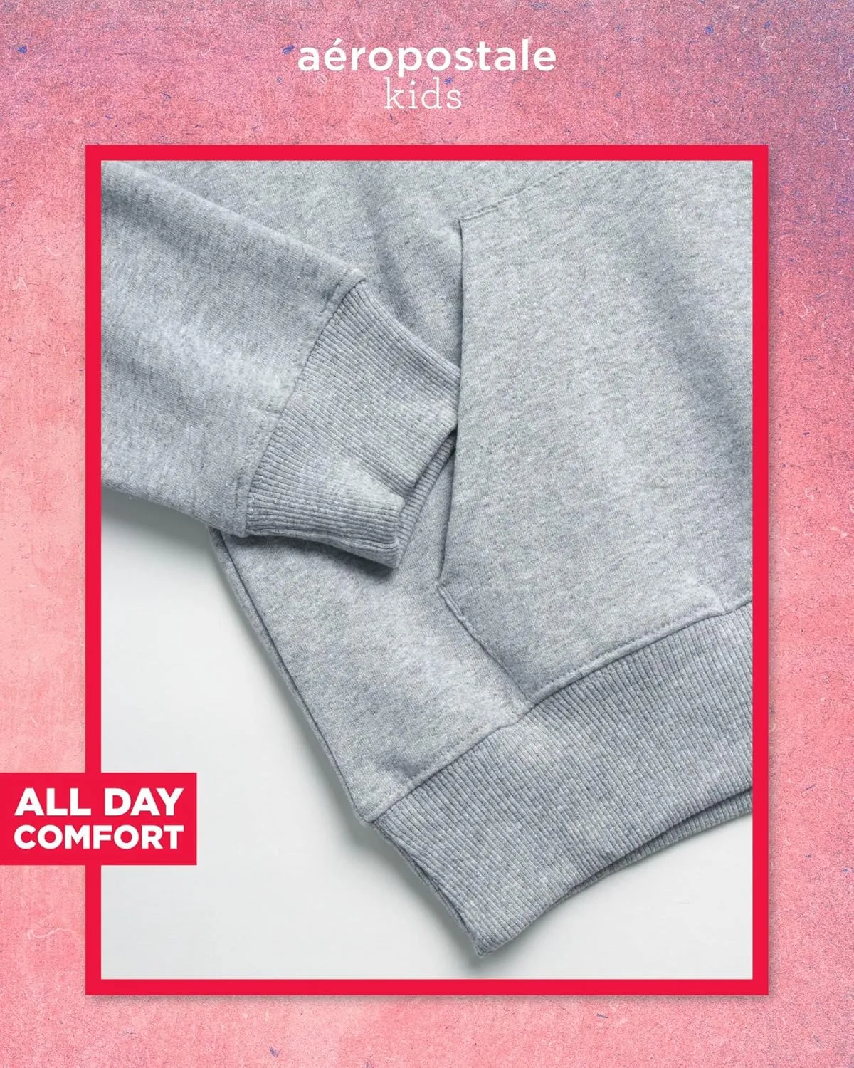 AEROPOSTALE Girls Sweatsuit Set - 2 Piece Fleece Hoodie Sweatshirt, Flare Jogger Sweatpants - Track Suit Set for Girls, 7-16