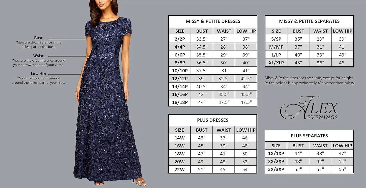 Alex Evenings Women's Sleeveless Printed Chiffon Mid-Length Dress with Jacket