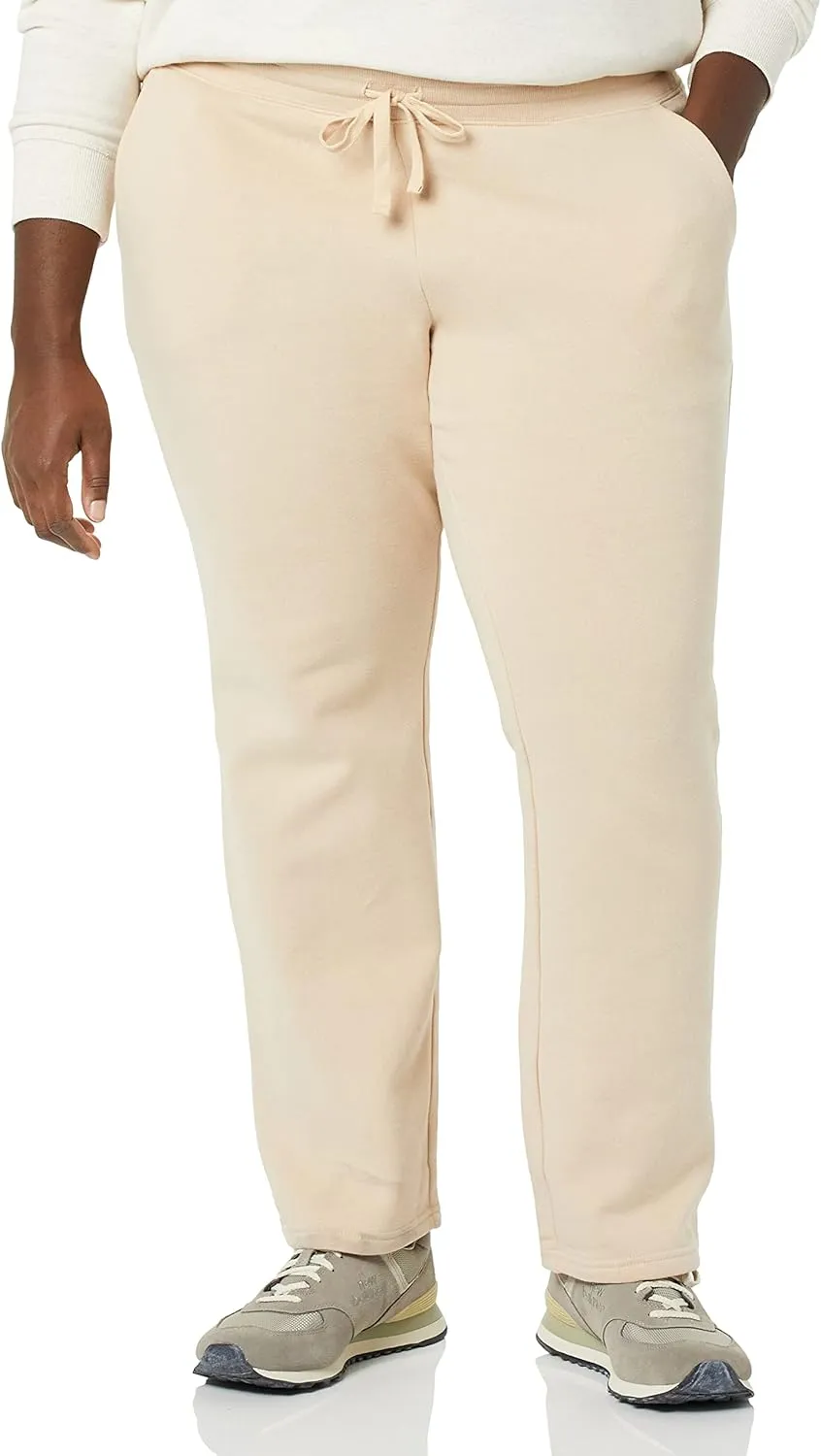 Amazon Essentials Straight Leg Sweatpants for Women, Fleece - (Available in Plus Size)