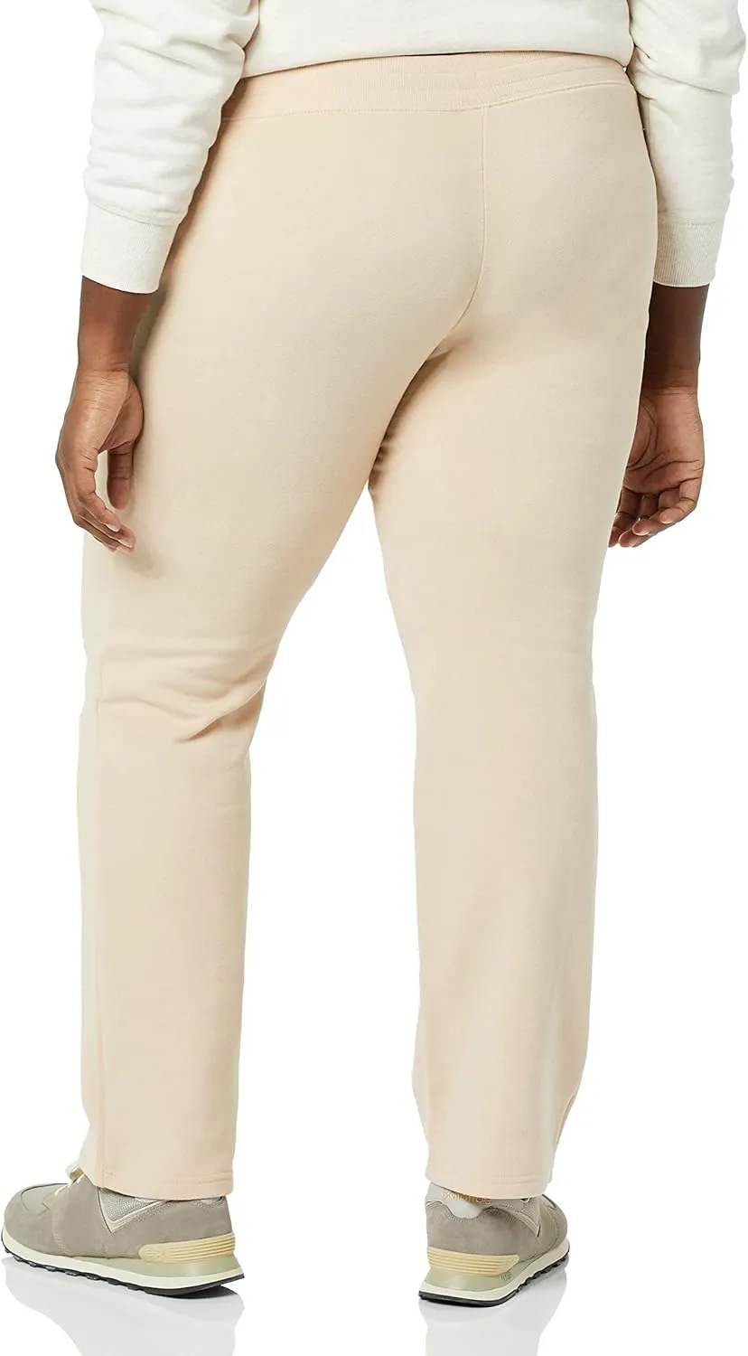 Amazon Essentials Straight Leg Sweatpants for Women, Fleece - (Available in Plus Size)