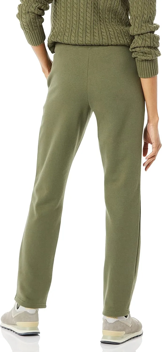 Amazon Essentials Straight Leg Sweatpants for Women, Fleece - (Available in Plus Size)