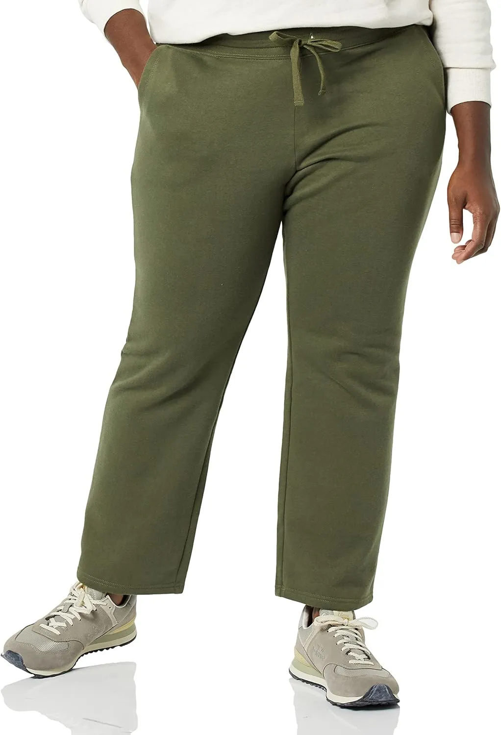 Amazon Essentials Straight Leg Sweatpants for Women, Fleece - (Available in Plus Size)