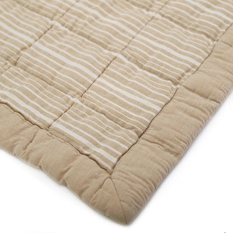Anna Caramel Lave Reversible Baby Rest Mat