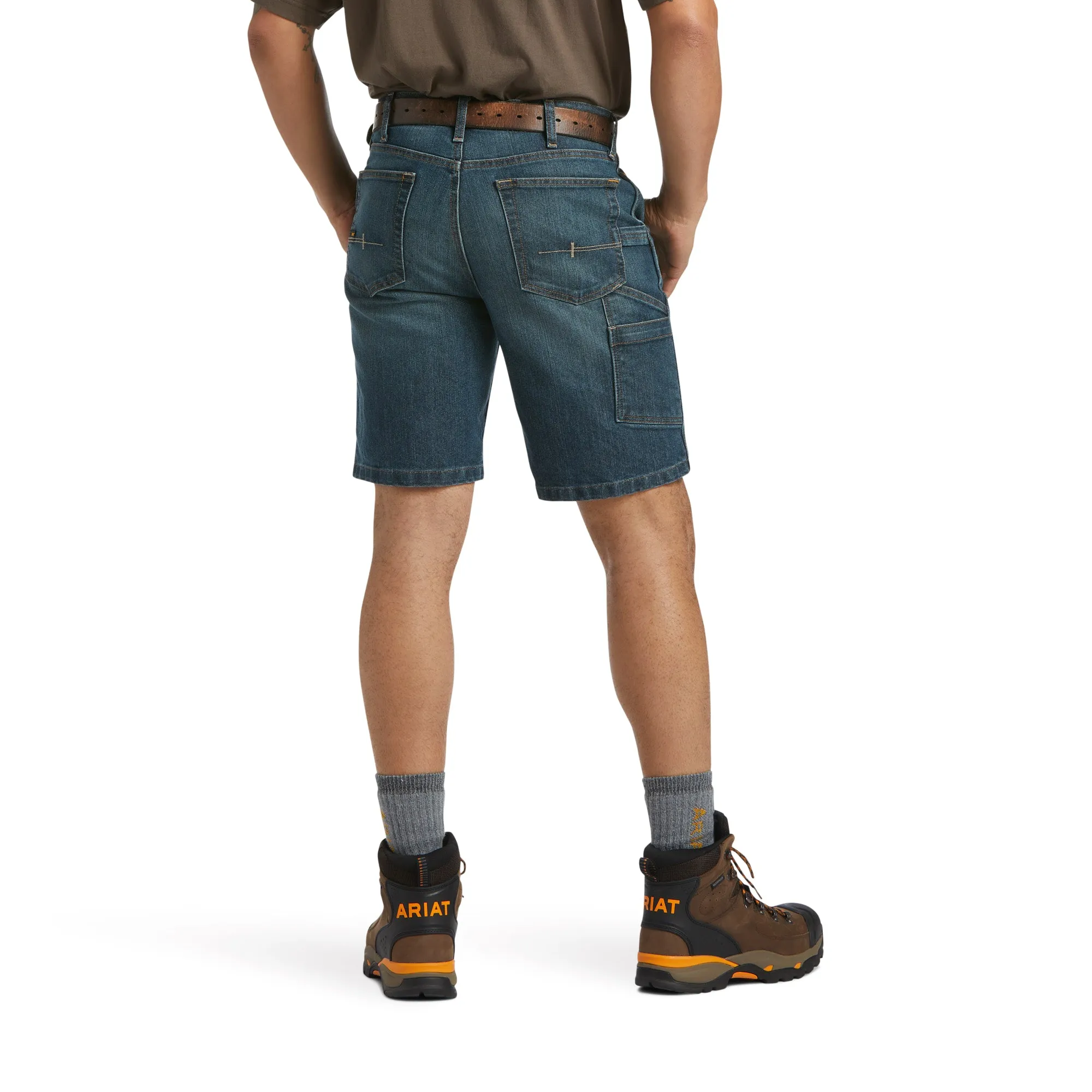 Ariat Rebar DuraStretch Phantom Wash Denim Utility Short