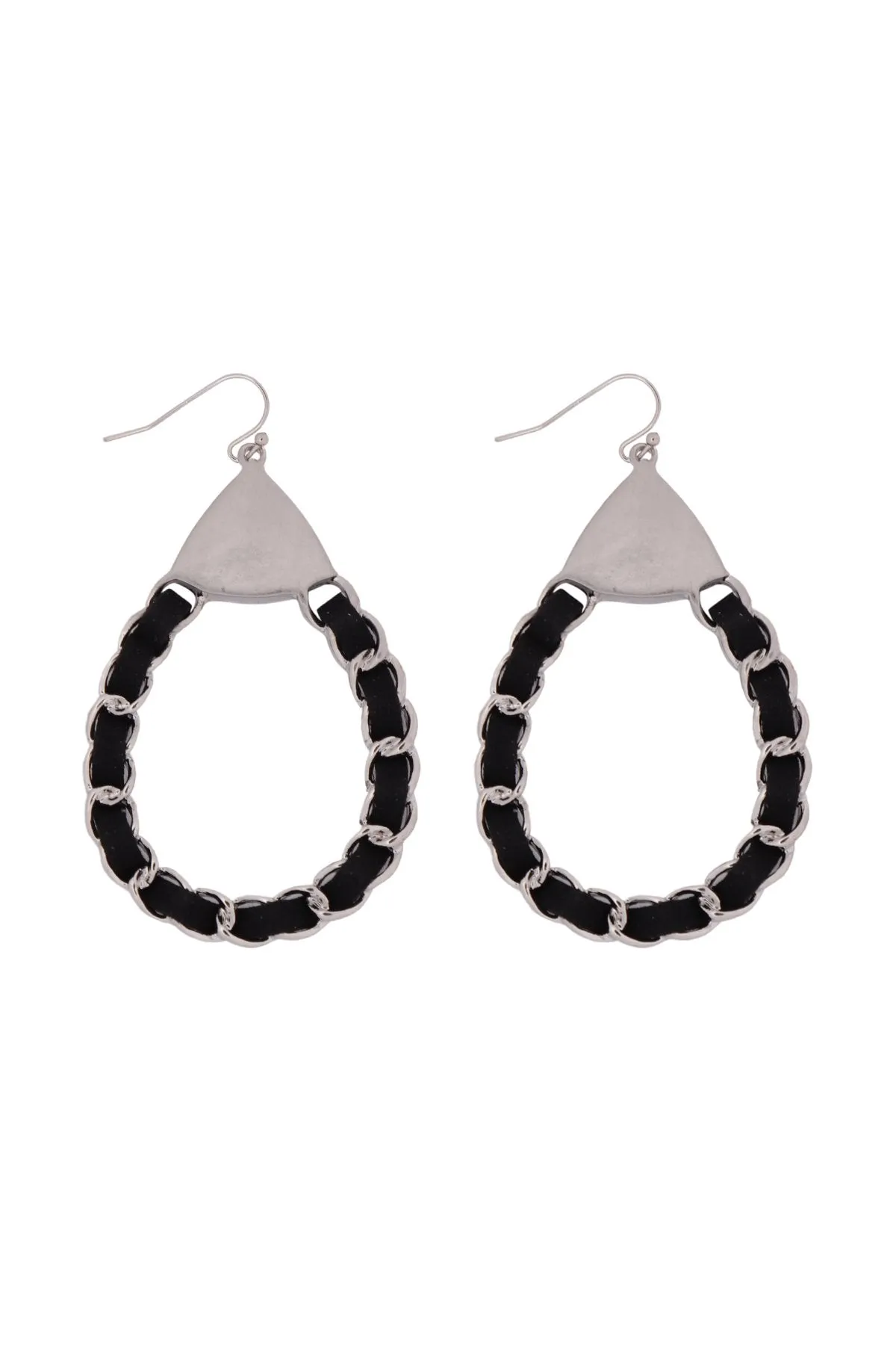 B4e2670 - Chanel Link Chain Drop Earrings