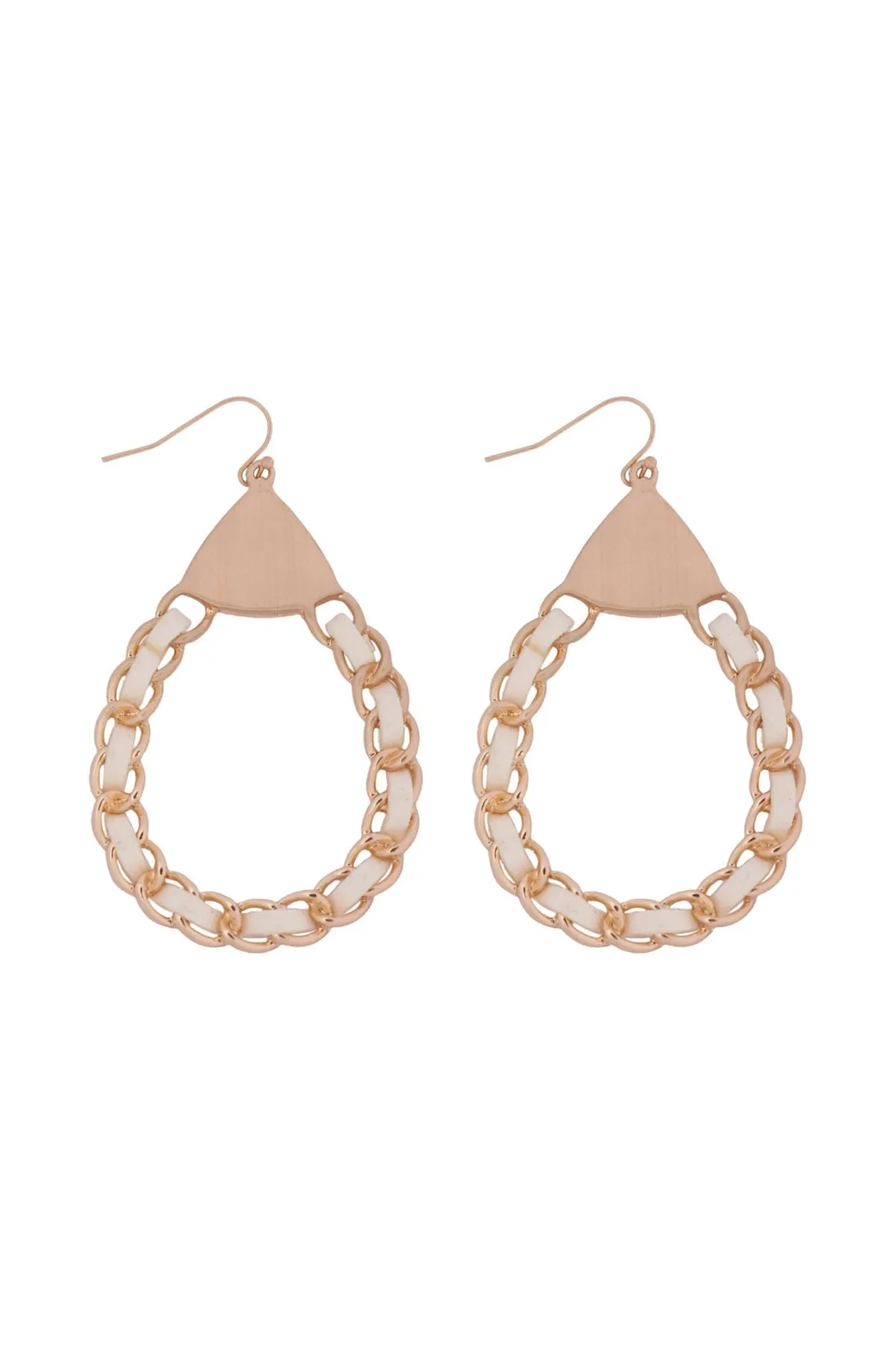 B4e2670 - Chanel Link Chain Drop Earrings