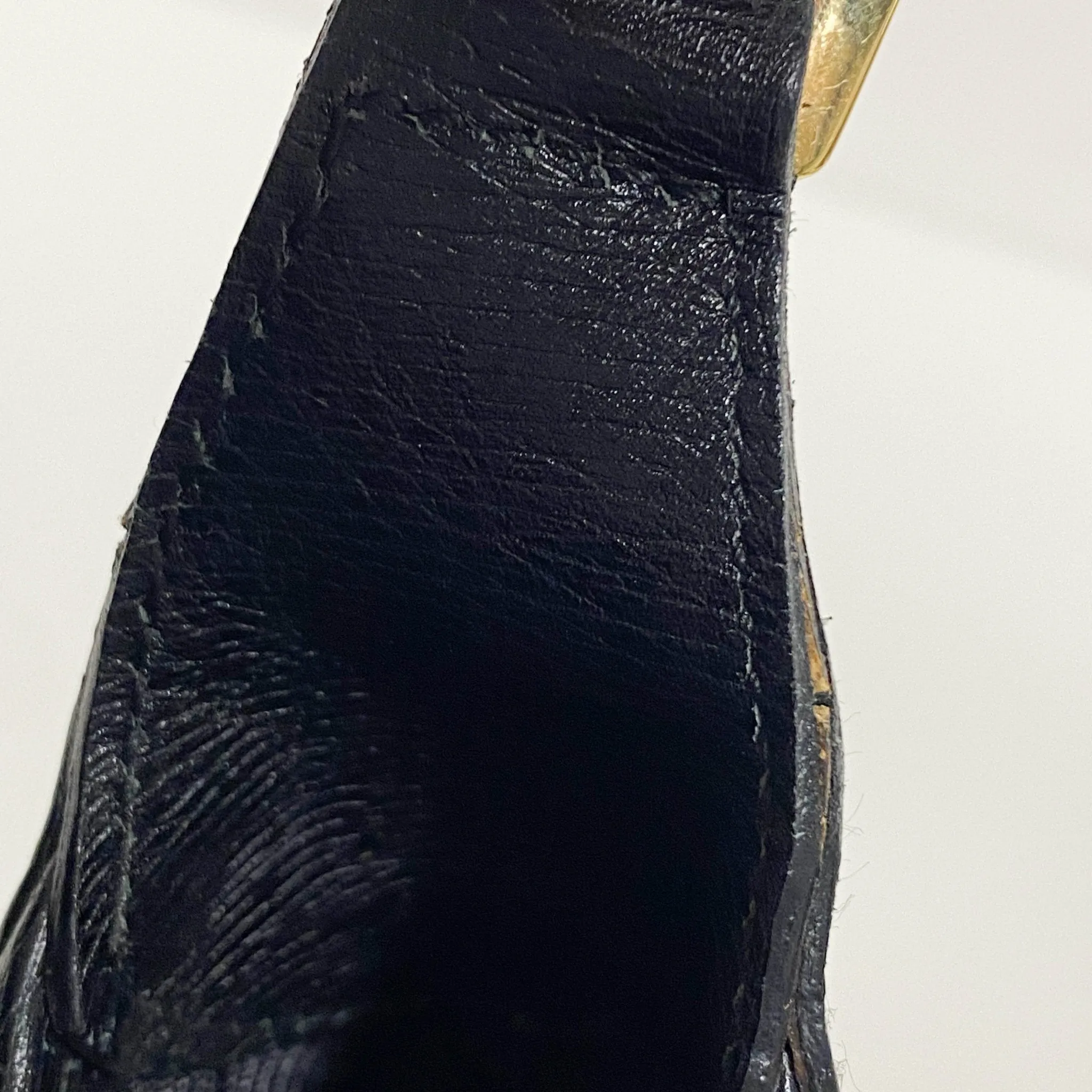 Bamboo Jackie Black Leather Shoulder Bag