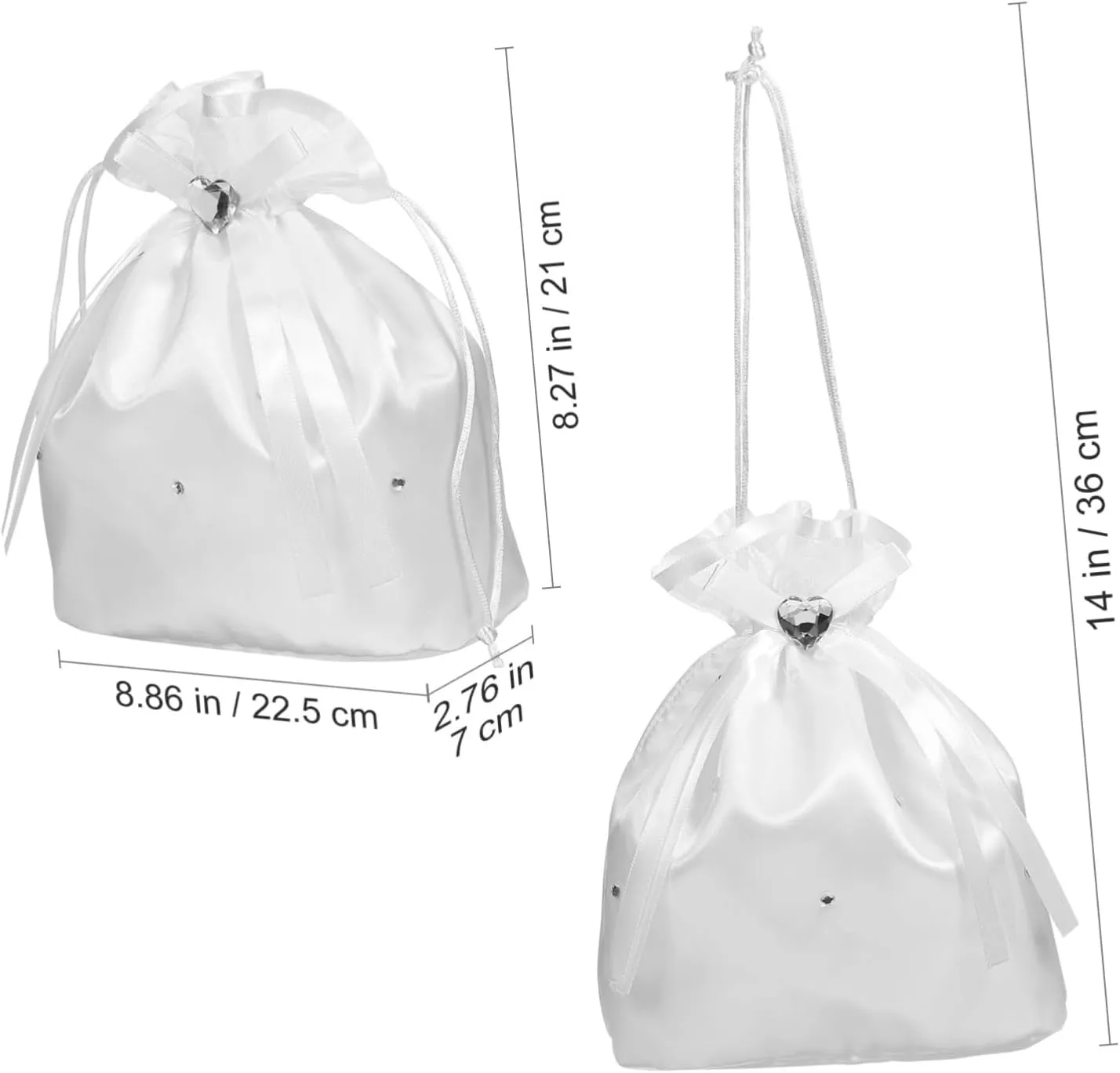Bridal Handbag Mini Decor Wedding Bags for Brides Communion Bag Bridal Wedding Clutch Organza