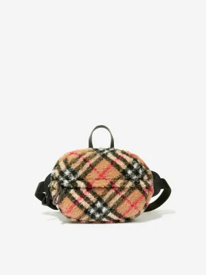 Burberry Kids Archive Check Belt Bag in Beige (29.5cm)