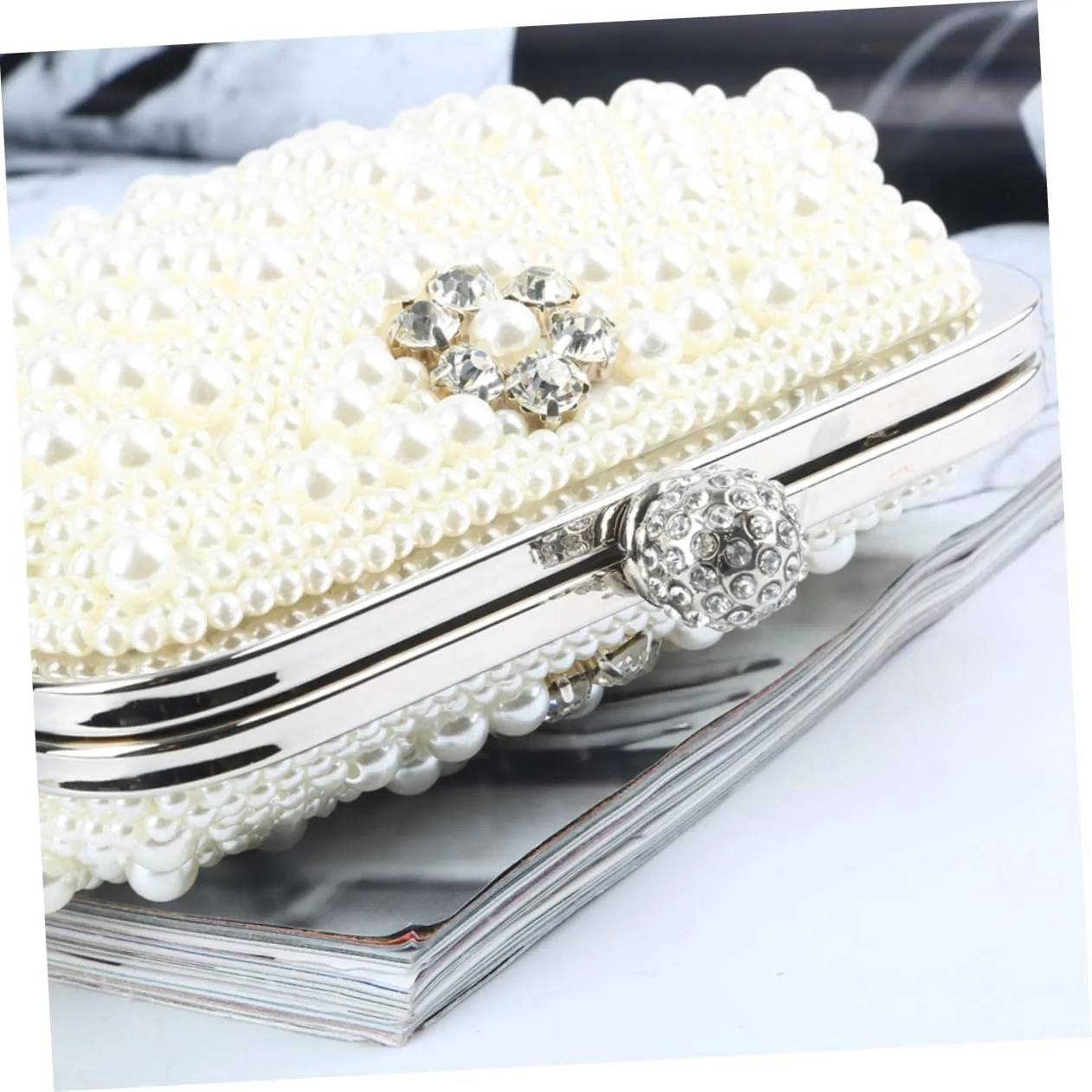 Business Card Storage Clutch Wallet for Women Party Packs Prom Bag Party Bags Polyester Bag Hand Clutch