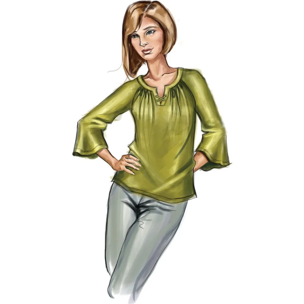 Butterick Pattern B6632 Misses' Top