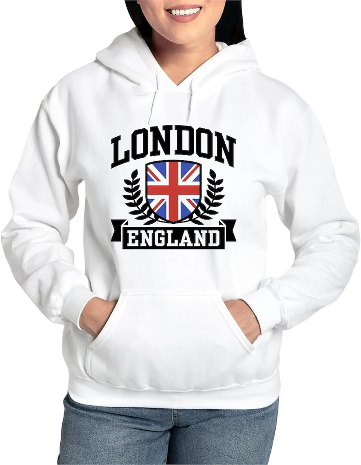 CafePress London England Sweatshirt Women's Light Hooded Pullover Sweatshirt