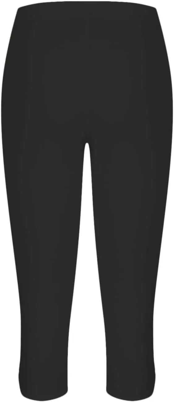 Capri Leggings For Women Knee Length Workout Cropped Pants Hollow/Lace Patchwork High Waist Trendy Petite Trousers