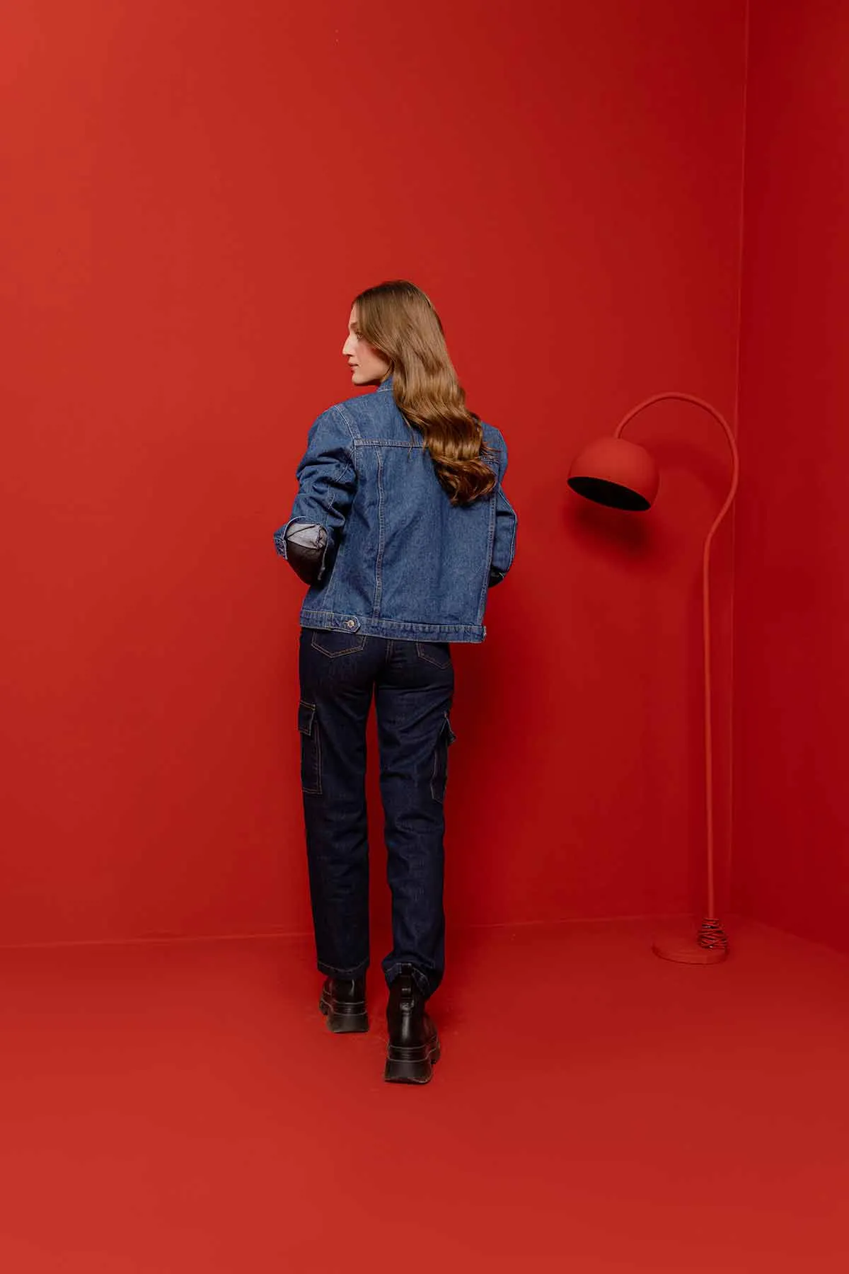 Cargo Trouser For Women - Dark Blue