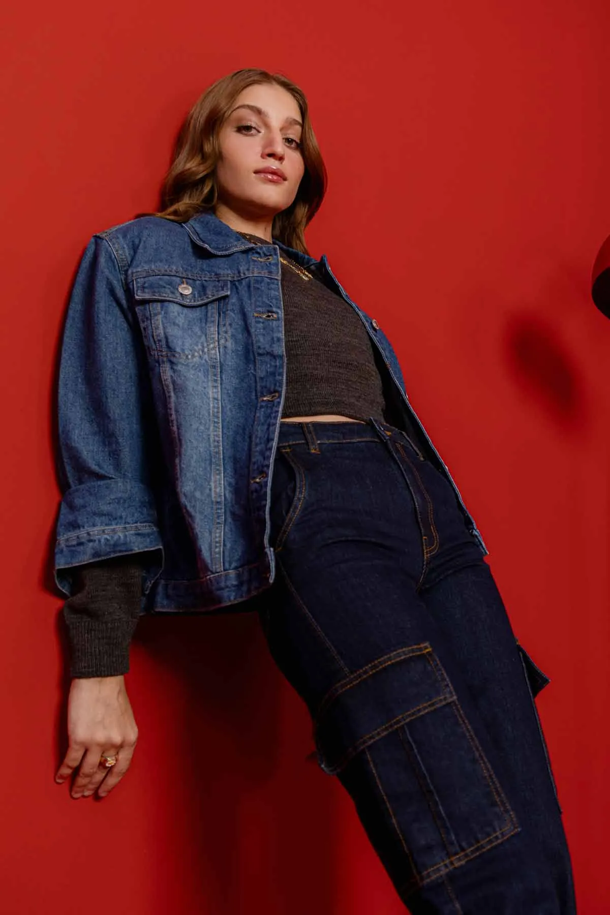 Cargo Trouser For Women - Dark Blue