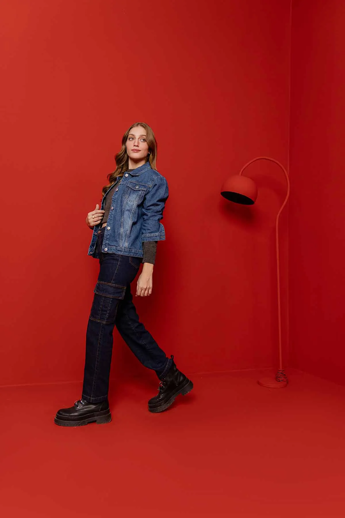 Cargo Trouser For Women - Dark Blue
