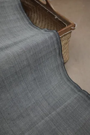 Cement Grey Plain Mangalagiri Cotton Fabric