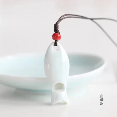 Ceramic whistle  necklaces & Pendants DIY handmade necklace