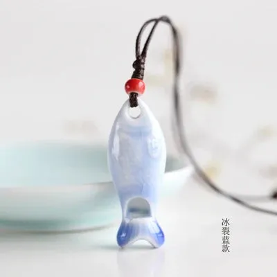 Ceramic whistle  necklaces & Pendants DIY handmade necklace
