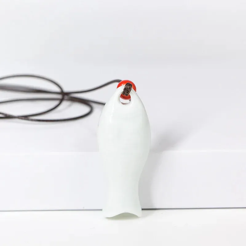 Ceramic whistle  necklaces & Pendants DIY handmade necklace