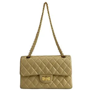 Chanel 2.55 Beige Classic Bag