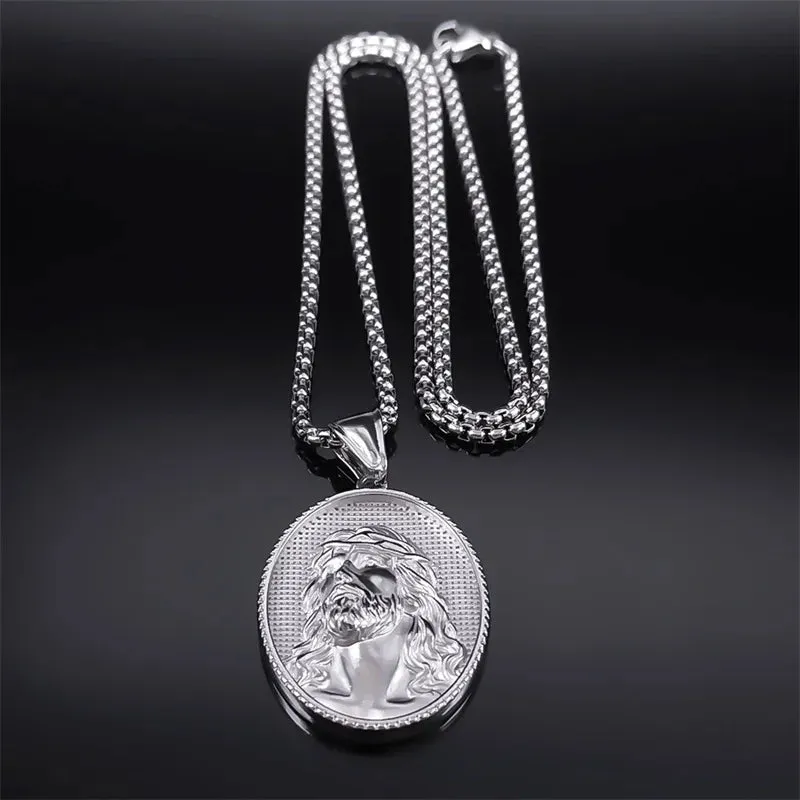 Christian Jesus Necklaces for Men Women