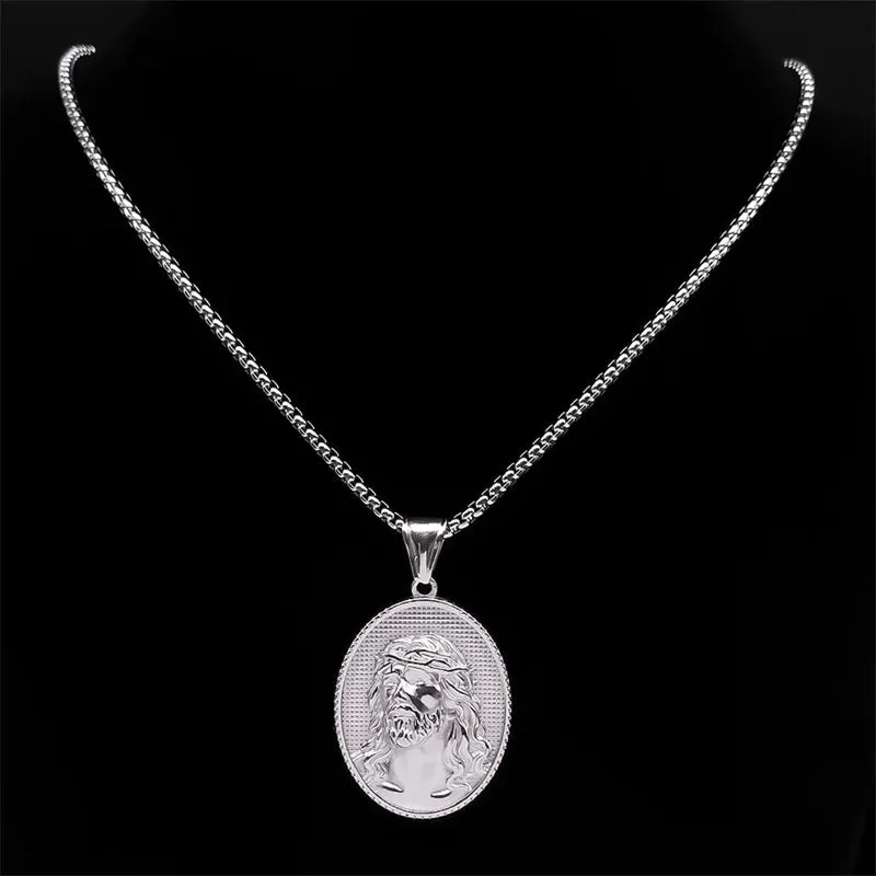 Christian Jesus Necklaces for Men Women