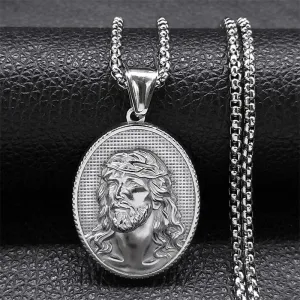 Christian Jesus Necklaces for Men Women