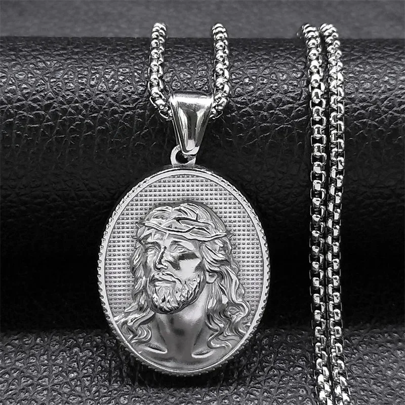 Christian Jesus Necklaces for Men Women