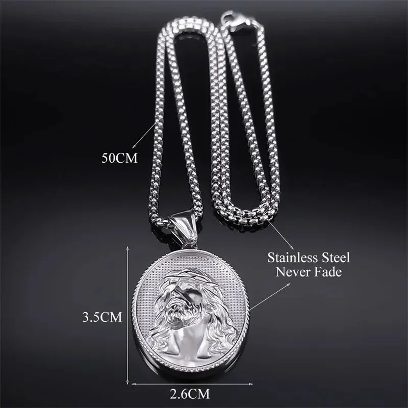 Christian Jesus Necklaces for Men Women