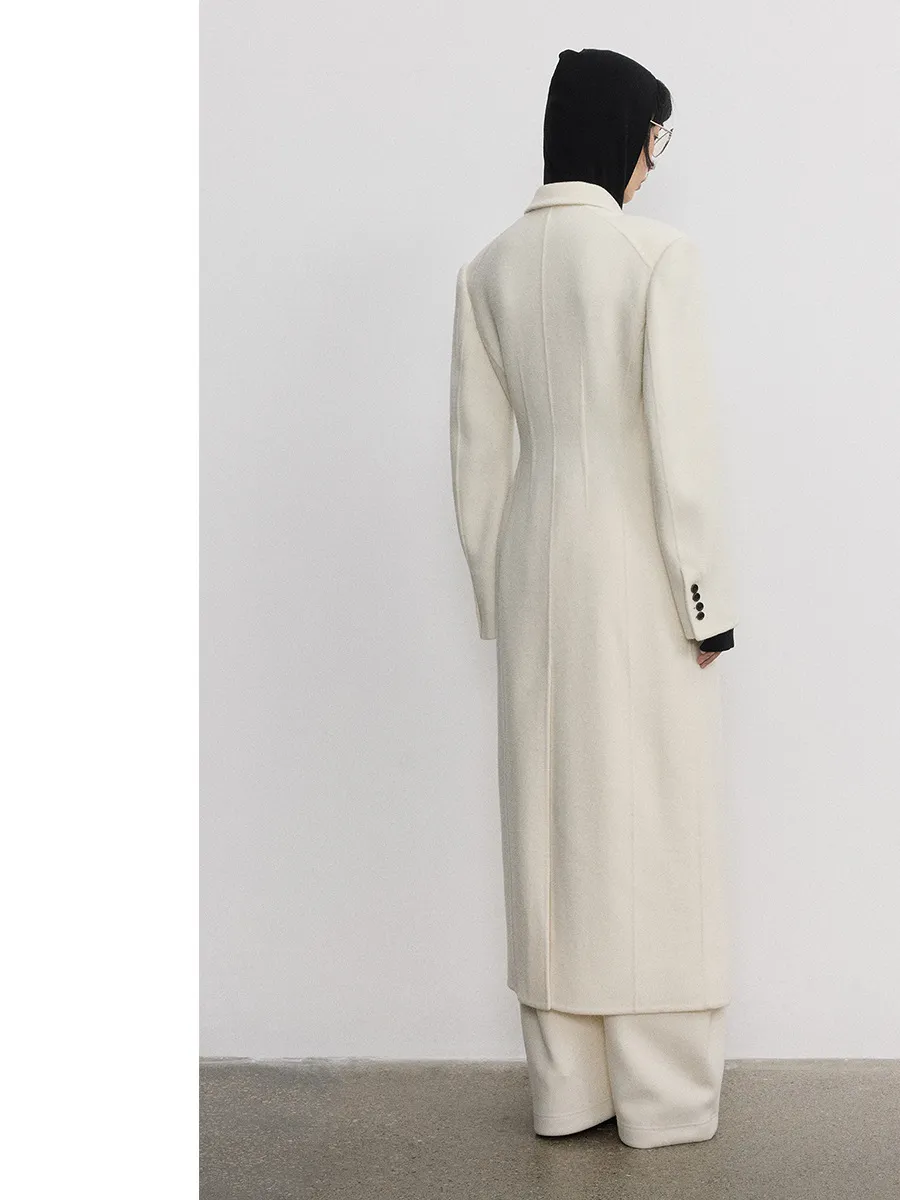 Classic Hourglass Double-Breasted Coat