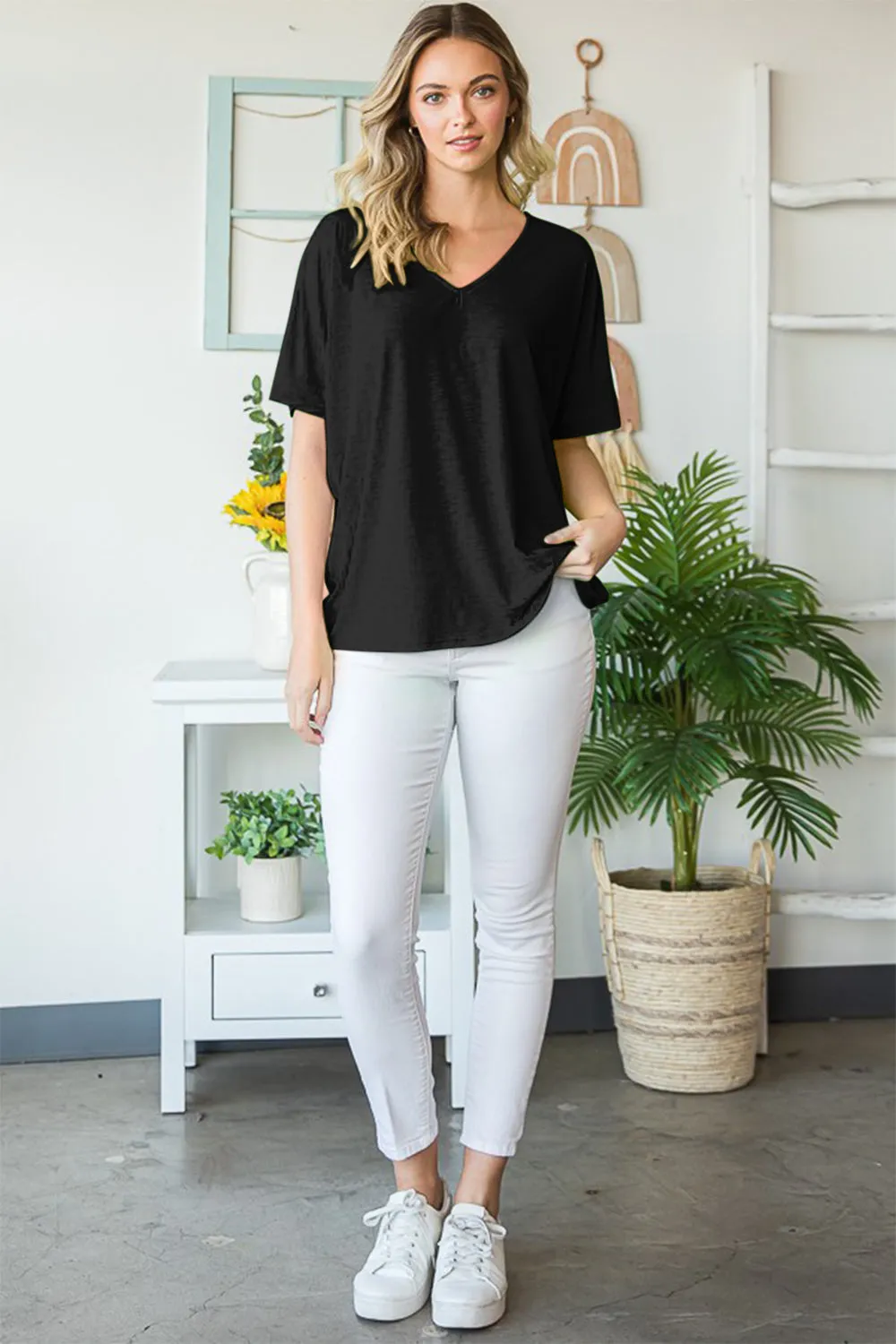 Classic Staples V-Neck Top