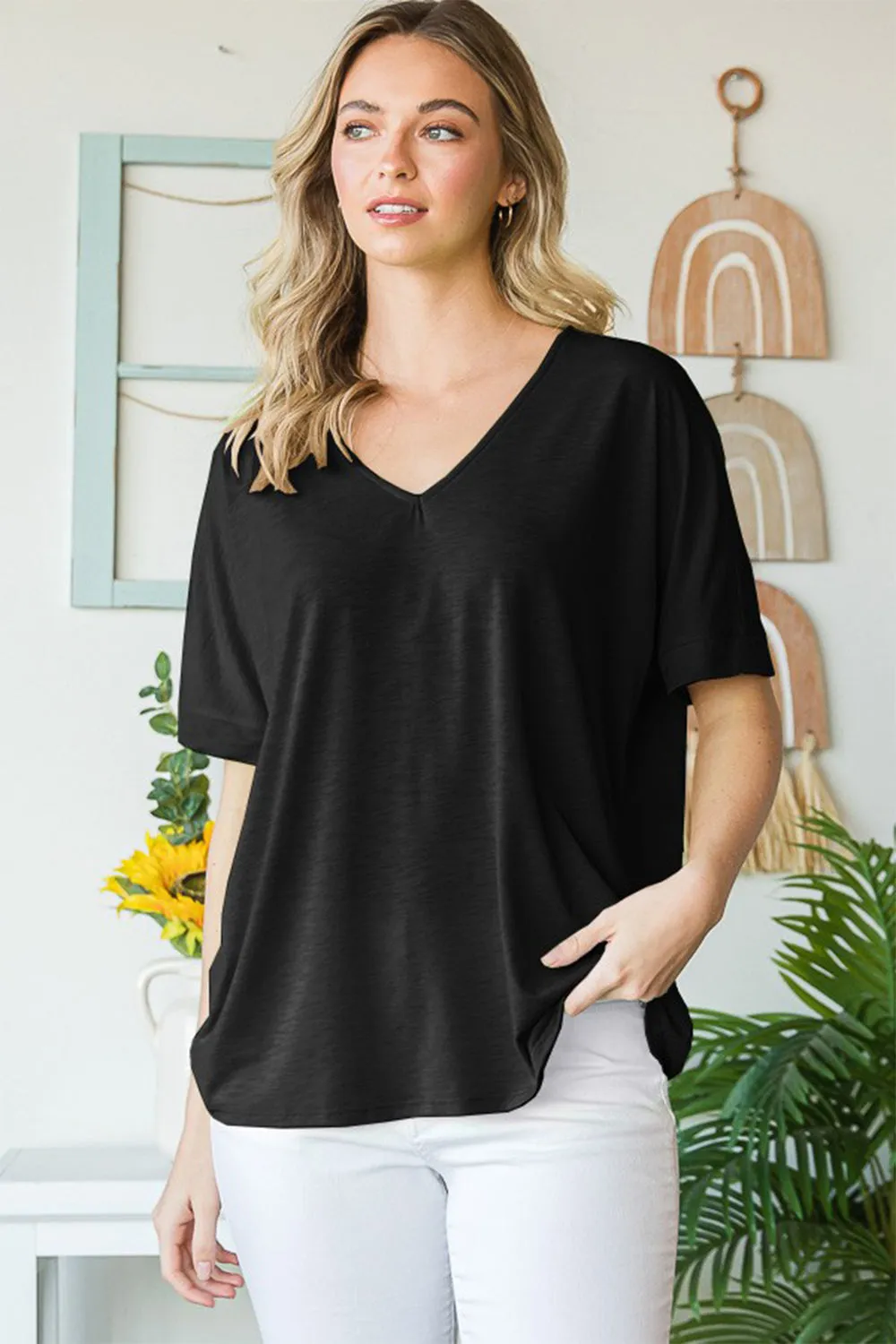 Classic Staples V-Neck Top
