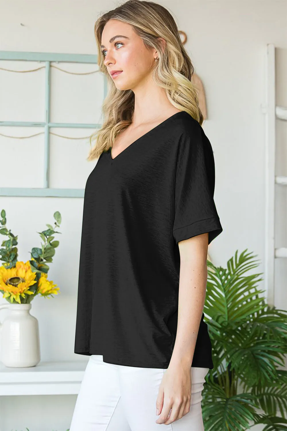 Classic Staples V-Neck Top