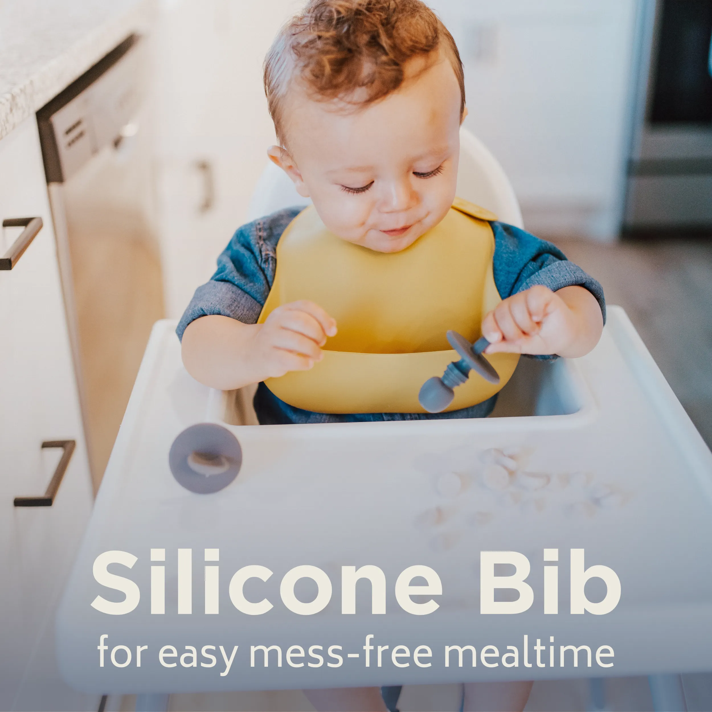 Clay Silicone Baby Bib