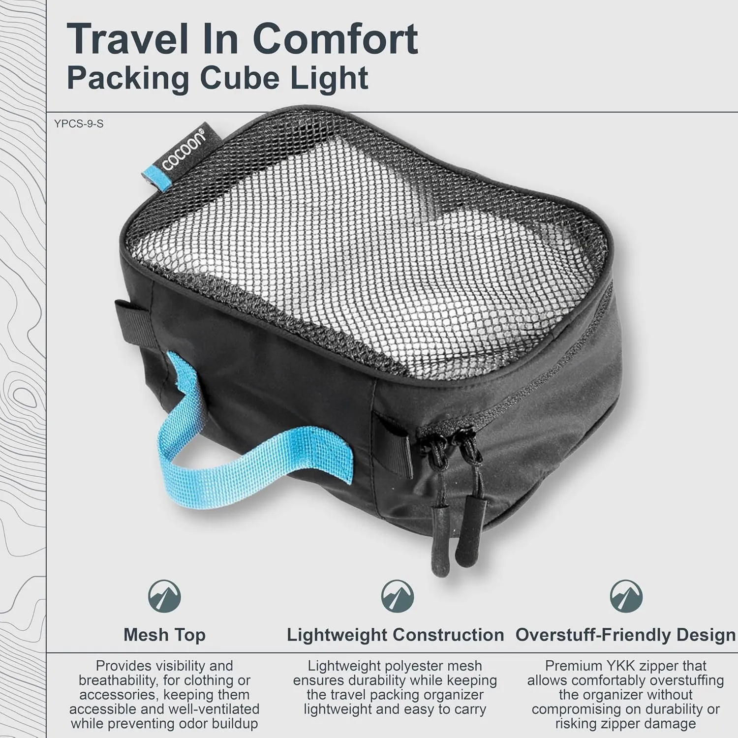 COCOON - Premium - Packing Cube - Light - Dark Grey - Small
