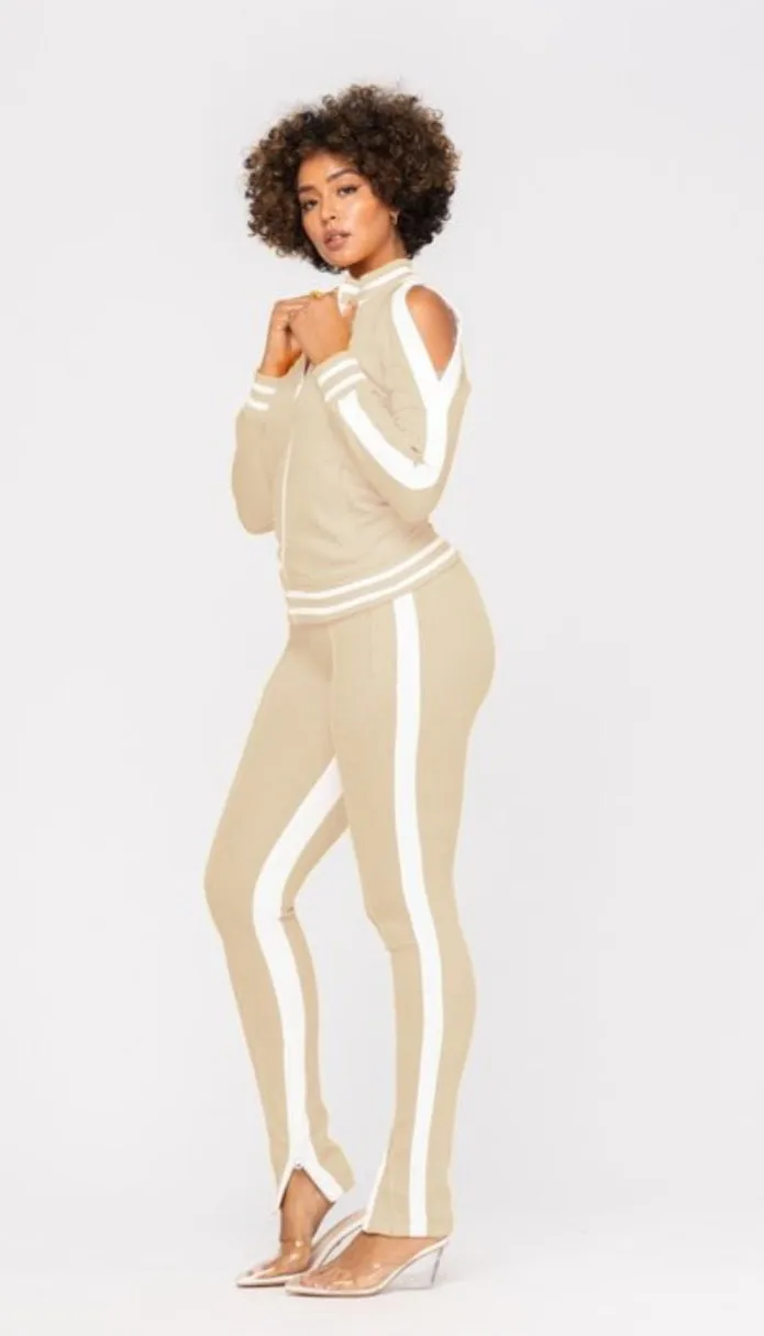 Cold Shoulder Tracksuit