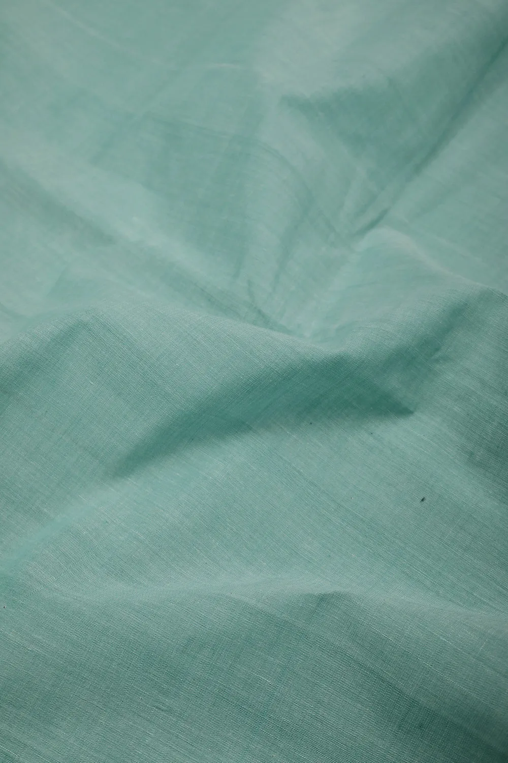 Creamy Green Mangalagiri Cotton Fabric