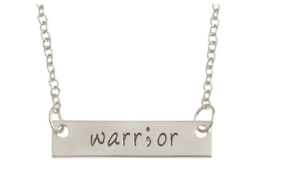 Creative Warrior Inspirational Good Friends necklace