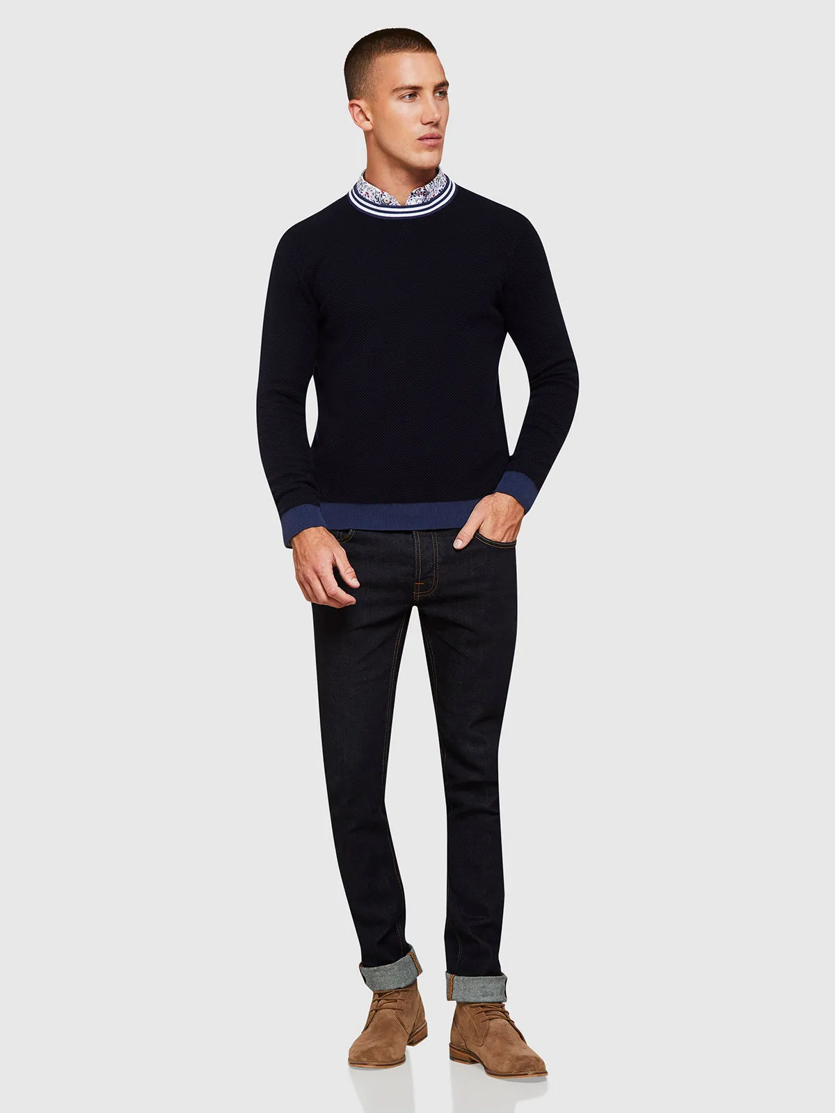 Fred Cotton Crew Neck Knit